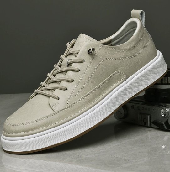 Simple Leather Sneakers - Image 7