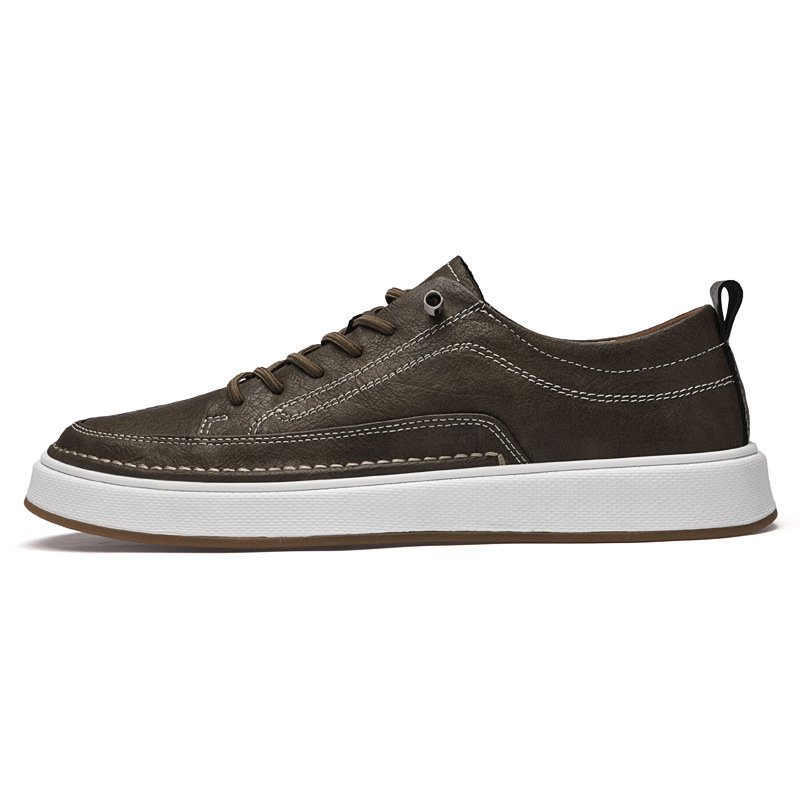 Simple Leather Sneakers - Image 4